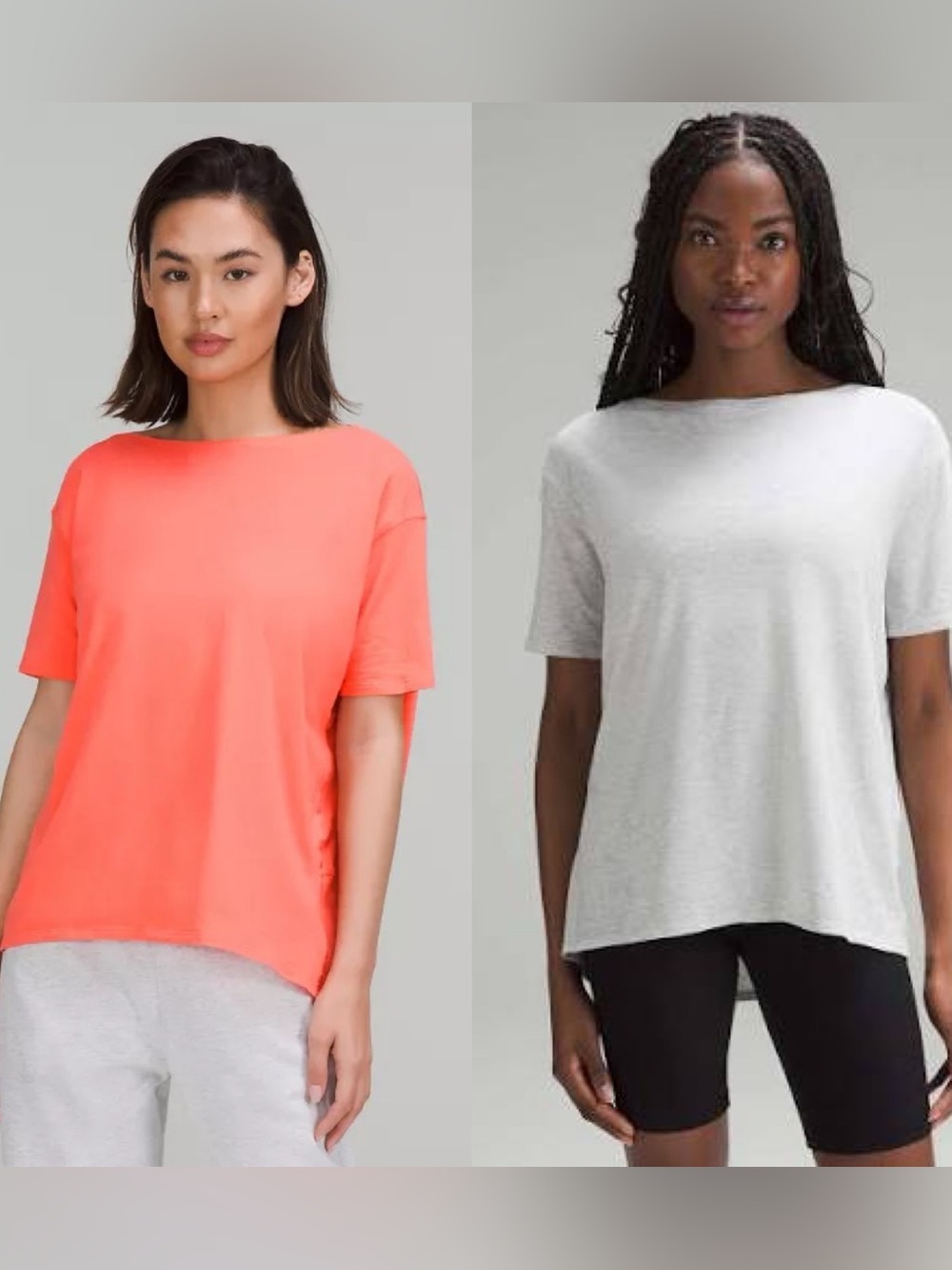 2 Lululemon Back in Action s/s Top Lot XL
